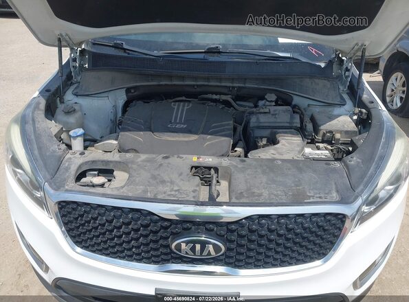 5XYPHDA5XJG365709 2018 KIA SORENTO Белый Вид сзади