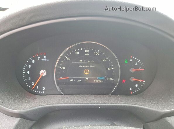 5XYPHDA5XKG478769 2019 KIA SORENTO Burgundy Instrument cluster view