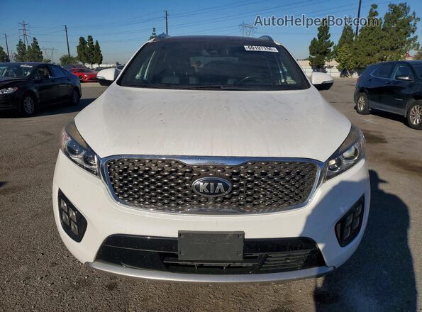 5XYPK4A17GG053368 2016 KIA SORENTO White Front view