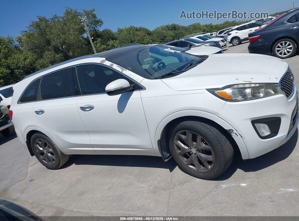 5XYPK4A51GG080861 2016 KIA SORENTO Белый Вид задней части салона