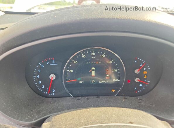 5XYPK4A51HG239248 2017 KIA SORENTO Белый Вид щитка приборов
