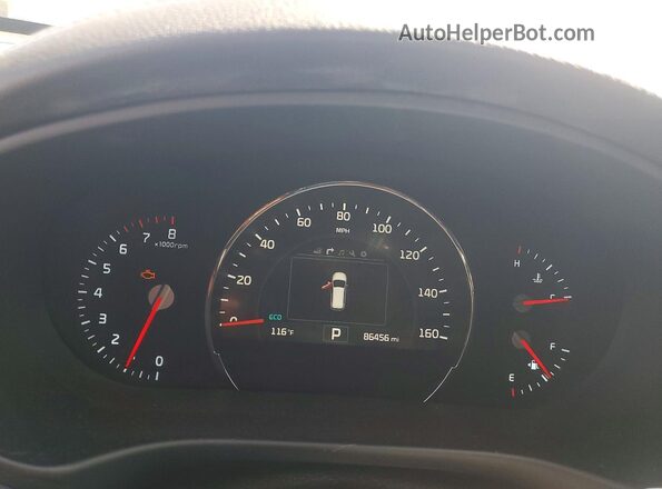 5XYPK4A52GG101247 2016 KIA SORENTO Белый Вид щитка приборов