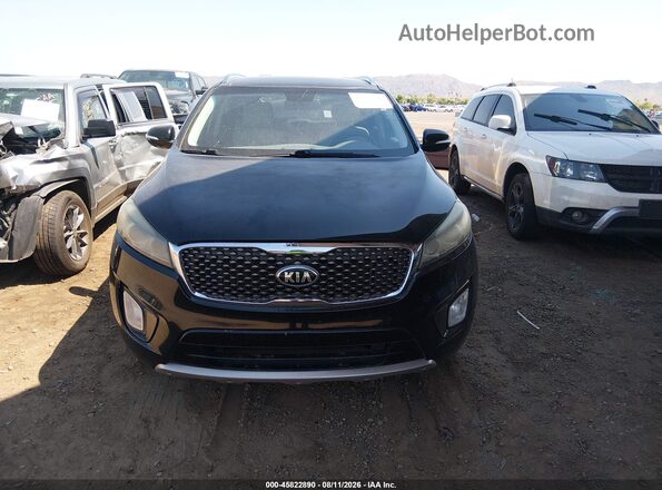 5XYPK4A56GG088826 2016 KIA SORENTO Black Vista del salpicadero