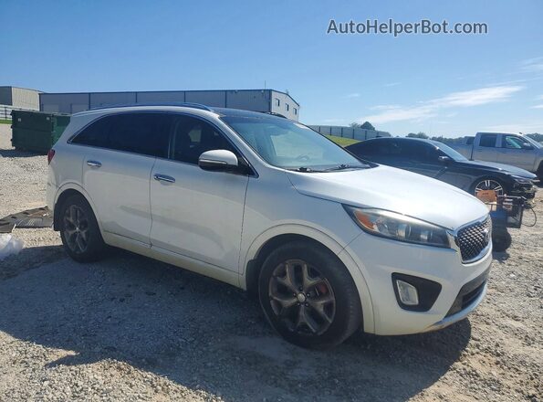 5XYPK4A57HG252344 2017 KIA SORENTO Белый Вид салона спереди