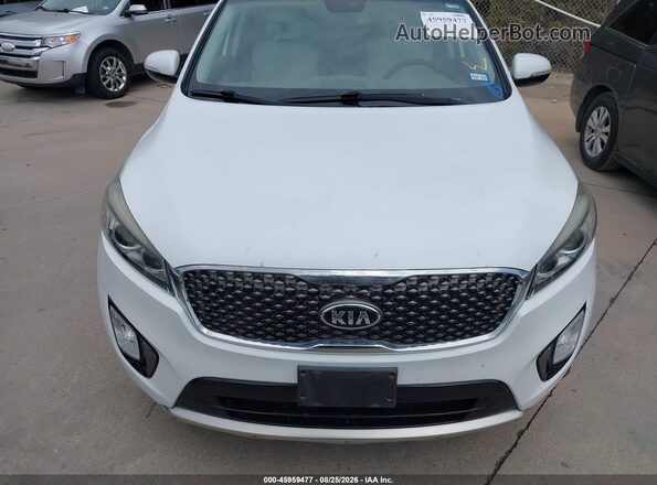 5XYPK4A58GG080775 2016 KIA SORENTO White ხელსაწყოთა პანელის ხედი