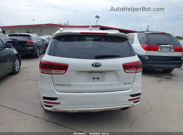 5XYPK4A58GG080775 2016 KIA SORENTO White 
