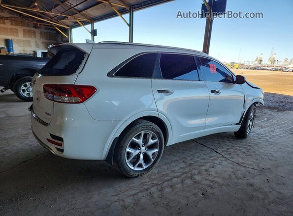 5XYPK4A59GG109345 2016 KIA SORENTO Белый Задняя правая четверть