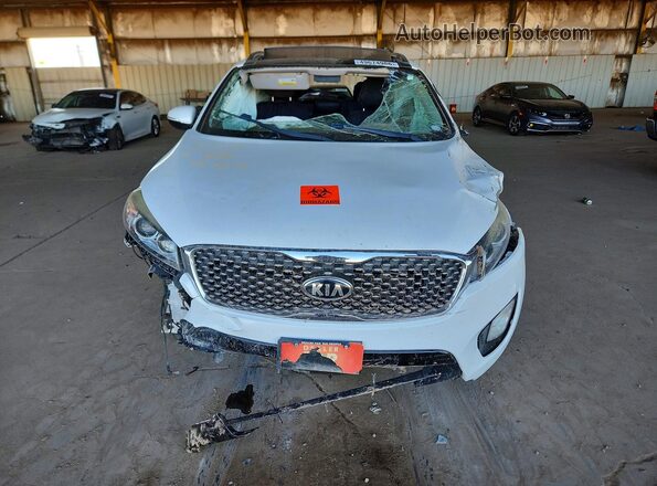 5XYPK4A59GG109345 2016 KIA SORENTO Белый Вид спереди