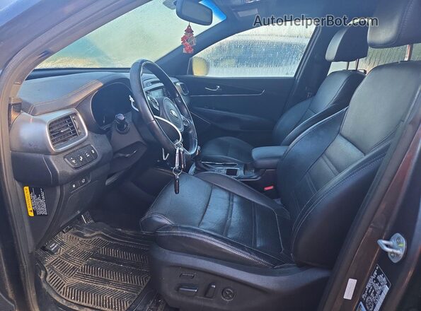 5XYPKDA13HG224392 2017 KIA SORENTO Gray Панорамний вид салону 360°