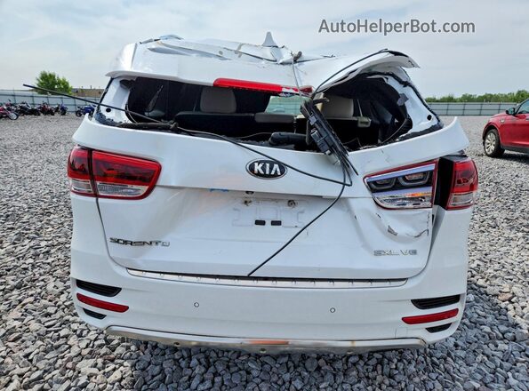 5XYPKDA50GG092807 2016 KIA SORENTO White უკანა ხედი