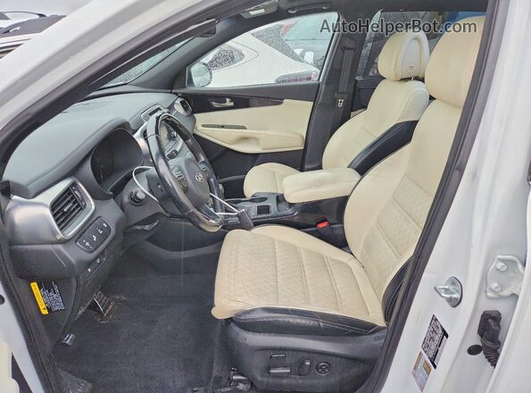5XYPKDA50GG092807 2016 KIA SORENTO White წინა სალონის ხედი