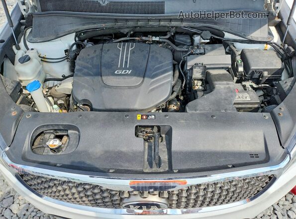 5XYPKDA50GG092807 2016 KIA SORENTO White ძრავის განყოფილების ხედი