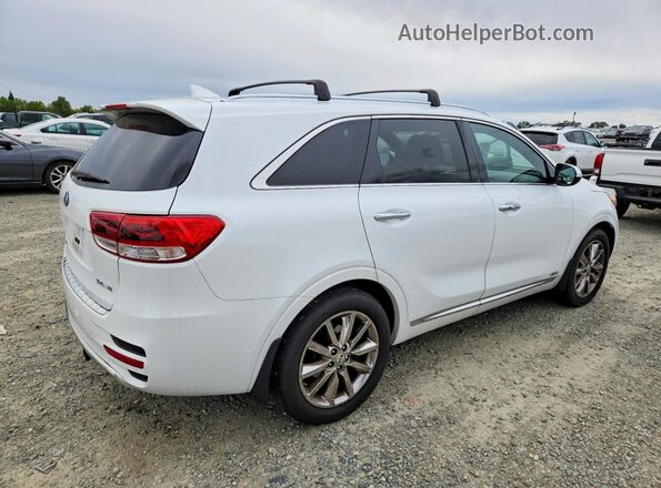 5XYPKDA50GG163553 2016 KIA SORENTO White Tył prawy