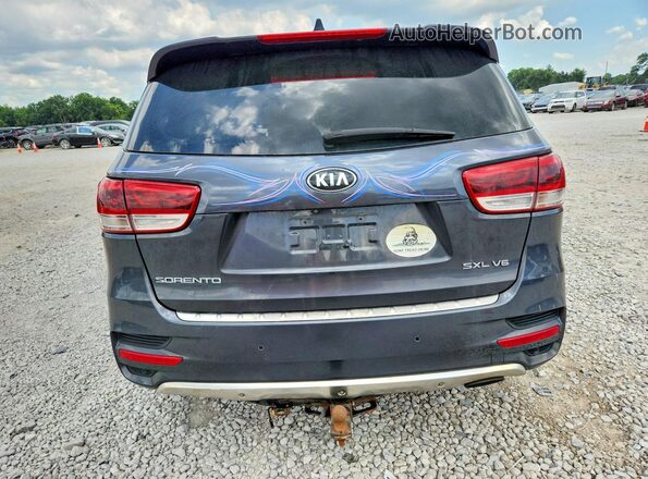 5XYPKDA50GG163794 2016 KIA SORENTO Угольный Вид сзади