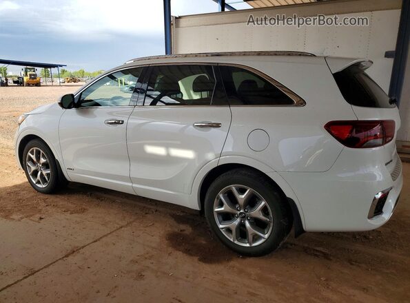 5XYPKDA50KG478944 2019 KIA SORENTO Белый Задняя левая четверть