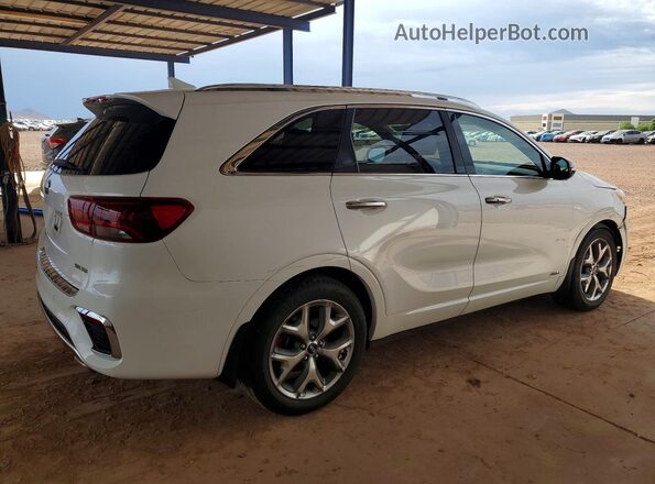 5XYPKDA50KG478944 2019 KIA SORENTO Белый Задняя правая четверть
