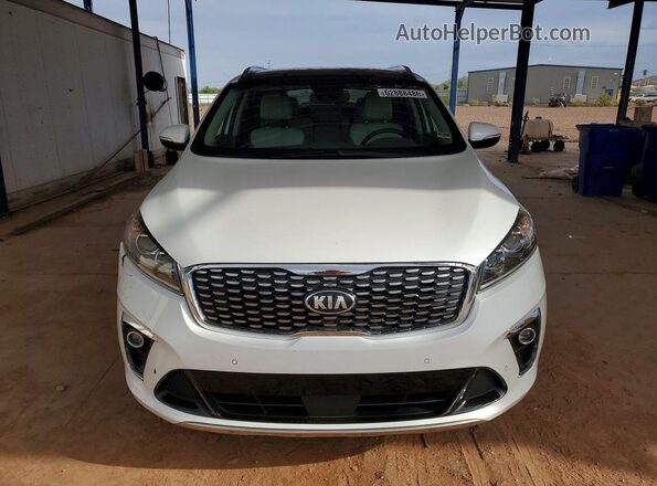 5XYPKDA50KG478944 2019 KIA SORENTO Белый Вид спереди