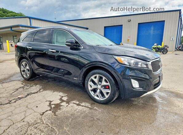 5XYPKDA53GG113777 2016 KIA SORENTO Black Delantero derecho