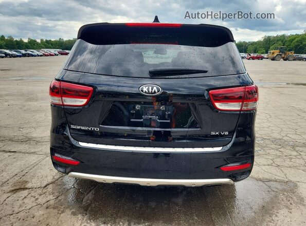 5XYPKDA53GG113777 2016 KIA SORENTO Black Vista trasera