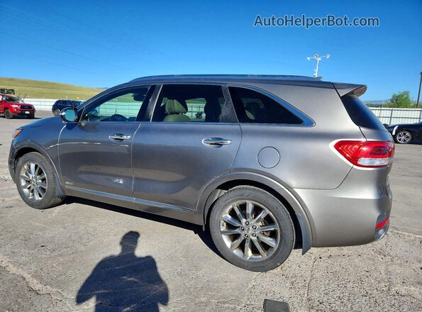 5XYPKDA54GG093197 2016 KIA SORENTO Gray Rear left