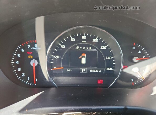 5XYPKDA54GG093197 2016 KIA SORENTO Gray Instrument cluster view