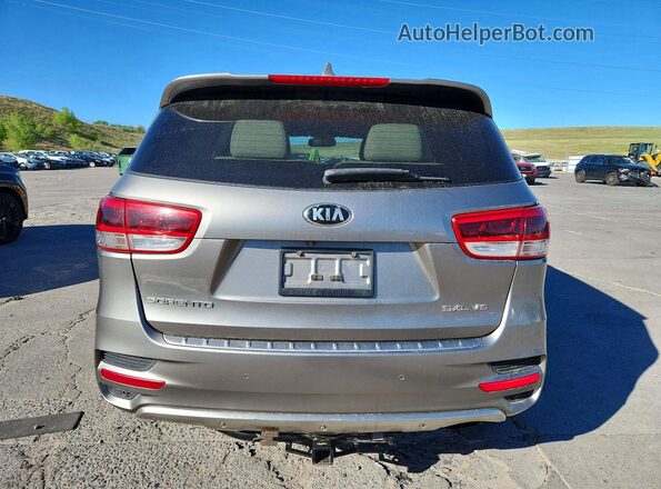5XYPKDA54GG093197 2016 KIA SORENTO Gray Rear view