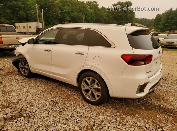 5XYPKDA54KG524937 2019 KIA SORENTO White უკანა მარცხენა
