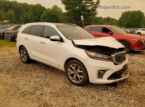 5XYPKDA54KG524937 2019 KIA SORENTO White წინა მარჯვენა