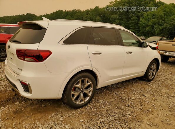 5XYPKDA54KG524937 2019 KIA SORENTO White უკანა მარჯვენა