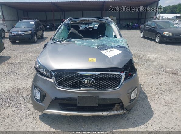 5XYPKDA55GG141340 2016 KIA SORENTO Gray წინა პანელის ხედი