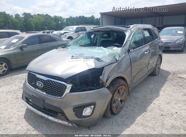 5XYPKDA55GG141340 2016 KIA SORENTO Gray წინა ხედი