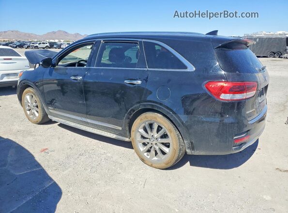 5XYPKDA55HG323511 2017 KIA SORENTO Black Trasero izquierdo