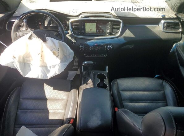 5XYPKDA55HG323511 2017 KIA SORENTO Black Vista del salpicadero