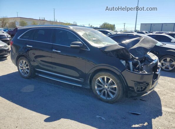5XYPKDA55HG323511 2017 KIA SORENTO Black Delantero derecho
