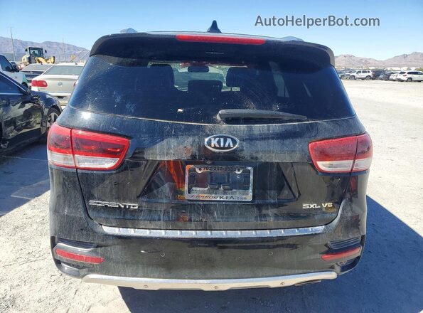 5XYPKDA55HG323511 2017 KIA SORENTO Black Vista trasera