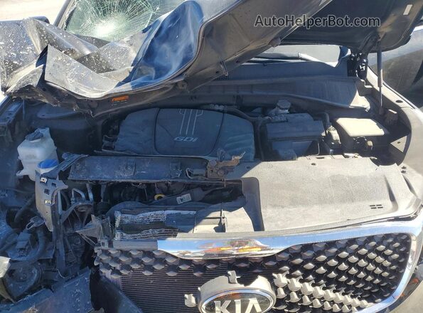 5XYPKDA55HG323511 2017 KIA SORENTO Black Vista del compartimento del motor