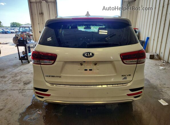 5XYPKDA56GG025905 2016 KIA SORENTO White Հետևի տեսք