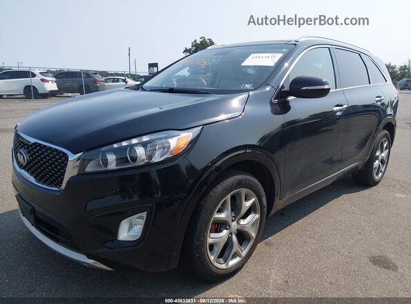 5XYPKDA56GG117483 2016 KIA SORENTO Black Передня ліва чверть