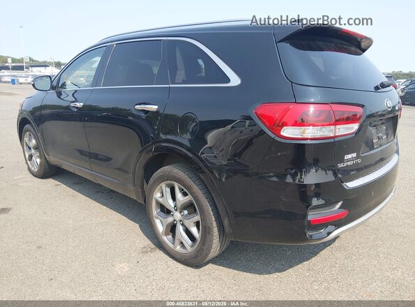 5XYPKDA56GG117483 2016 KIA SORENTO Black Задня ліва чверть