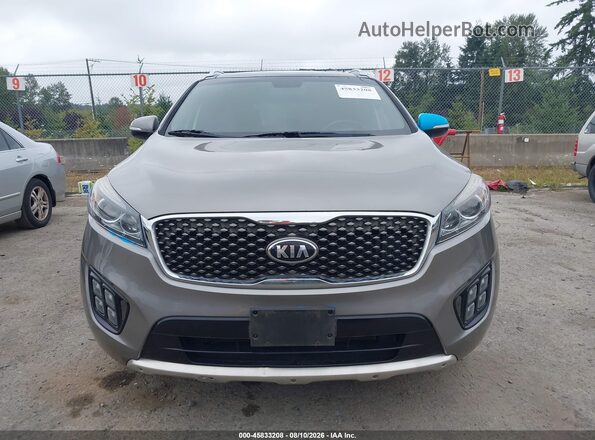5XYPKDA57GG073171 2016 KIA SORENTO Gray Vista del cuadro de instrumentos