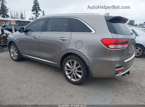 5XYPKDA57GG073171 2016 KIA SORENTO Gray Trasero izquierdo