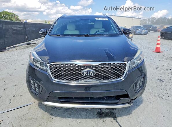 5XYPKDA57GG097311 2016 KIA SORENTO Black Widok z przodu