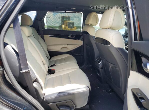 5XYPKDA57GG097311 2016 KIA SORENTO Black Widok wnętrza z tyłu