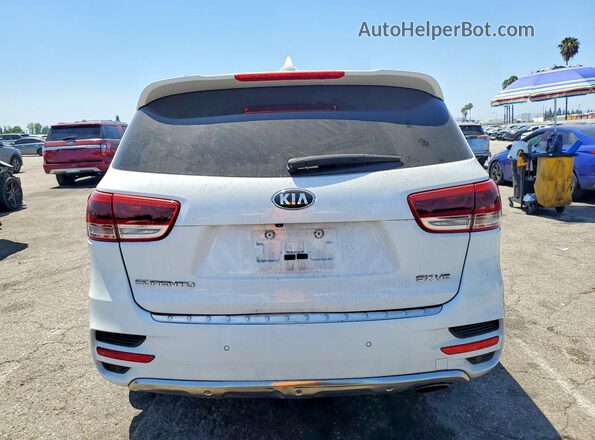 5XYPKDA58GG169522 2016 KIA SORENTO White Հետևի տեսք