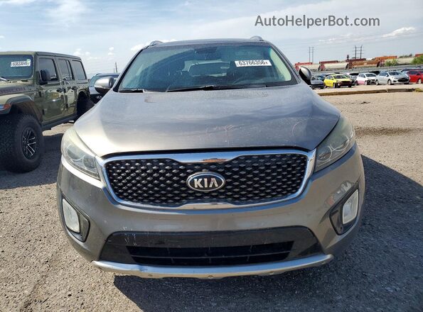 5XYPKDA59GG097407 2016 KIA SORENTO Charcoal Widok z przodu