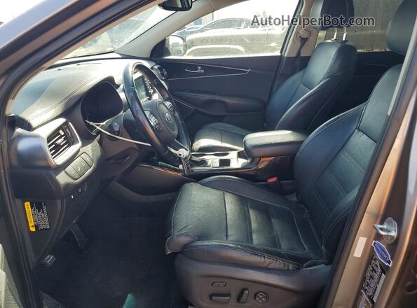 5XYPKDA59GG097407 2016 KIA SORENTO Charcoal Widok wnętrza z przodu