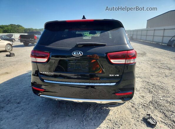 5XYPKDA5XHG314142 2017 KIA SORENTO Black Вид ззаду