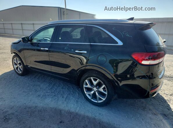 5XYPKDA5XHG314142 2017 KIA SORENTO Black Задня ліва чверть