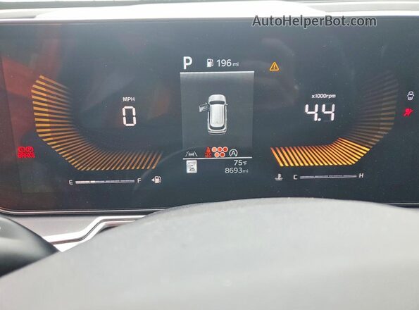 5XYRG4JC0TG417040 2026 KIA SORENTO Black Widok zestawu wskaźników