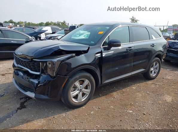 5XYRG4JC9RG300436 2024 KIA SORENTO Black წინა მარცხენა ხედი სამი მეოთხედიდან